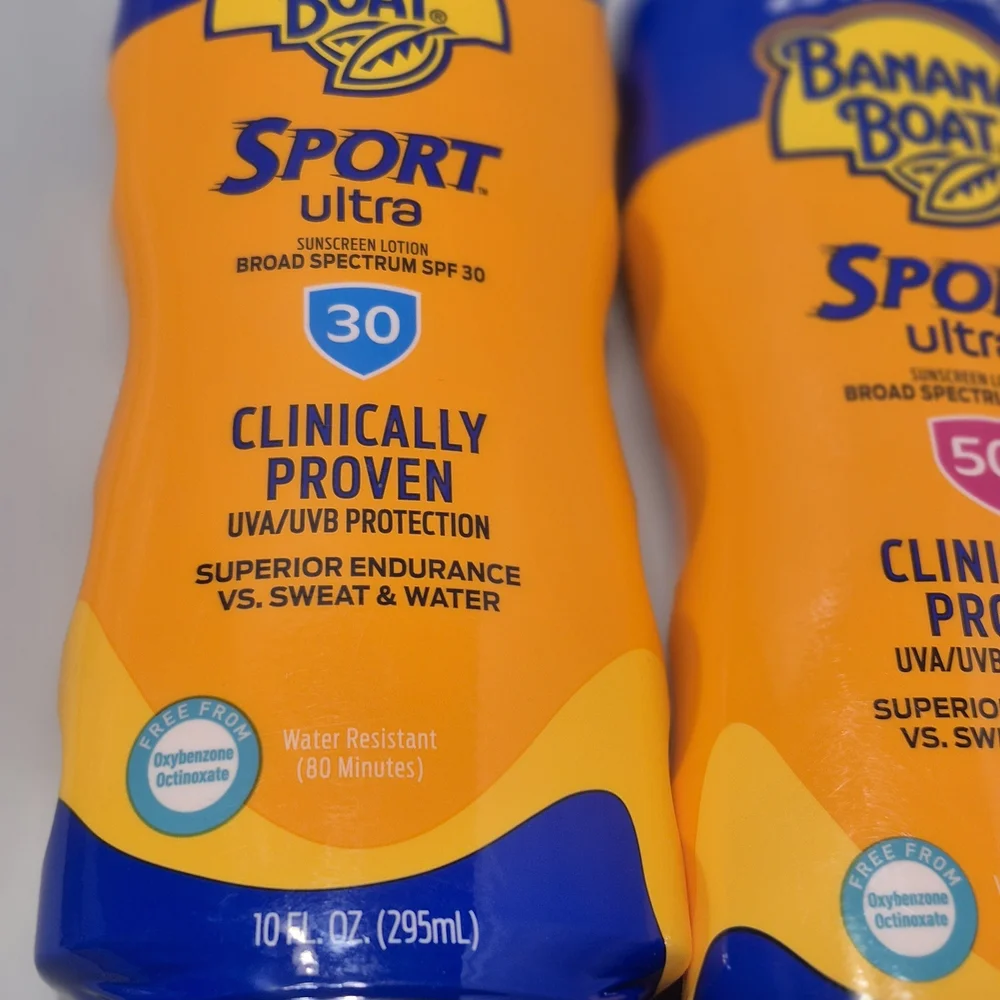 Banana Republic Sport Ultra Sunscreen (2) 30SPF (1) 50 SPF EXP 9/2026 & 10/2026-